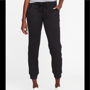 Black Sweater Knit Joggers